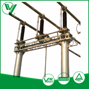 Jw-126 Outdoor Mounted Three - Poles High Voltage Isolating Switch